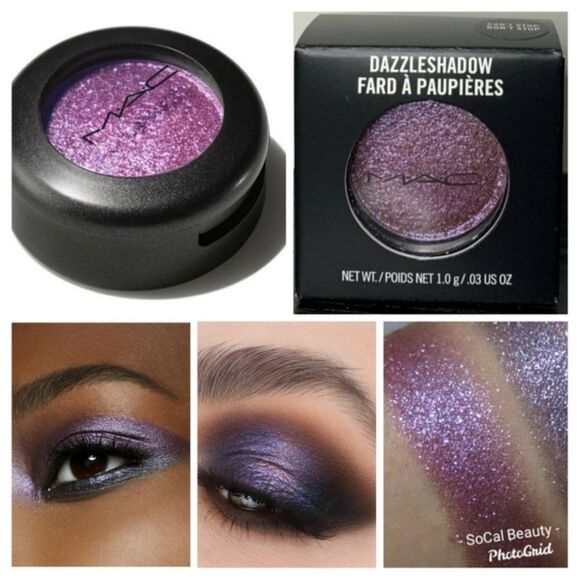 MAC Dazzleshadow Can't Stop Don't Stop Dazzleshadow (Metallic Purple Shimmer) - Picture 12 of 17